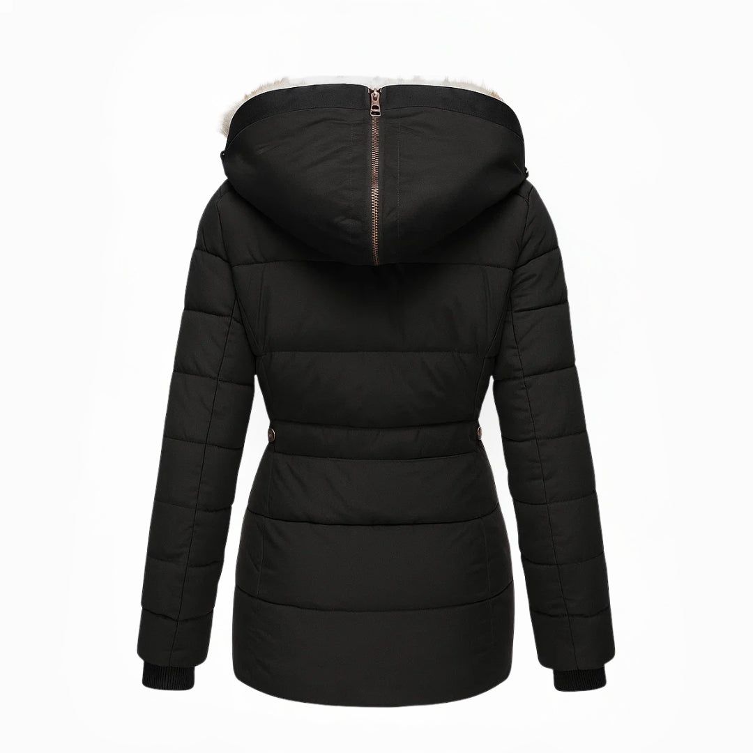 Hanneke | Gewatteerde Winterjas met Capuchon