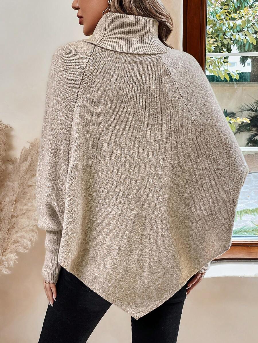 Britt | Poncho Trui met Kabelpatroon