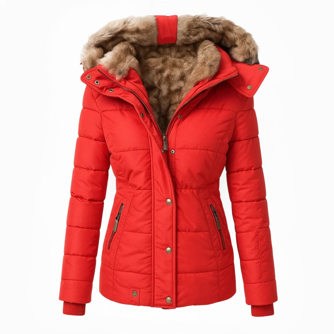 Hanneke | Gewatteerde Winterjas met Capuchon