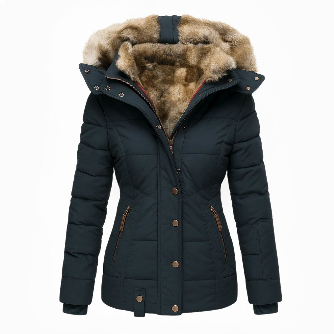 Hanneke | Gewatteerde Winterjas met Capuchon