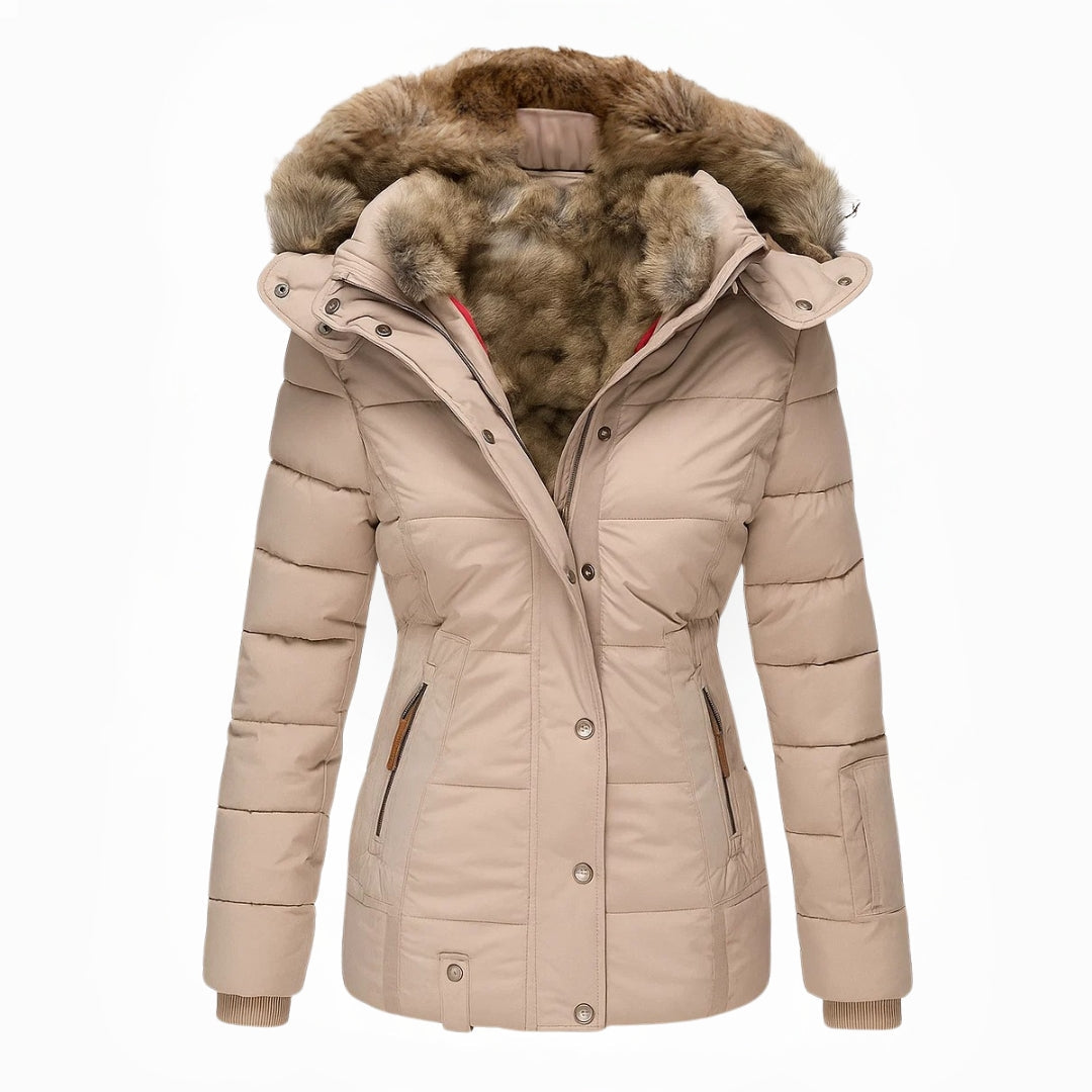 Hanneke | Gewatteerde Winterjas met Capuchon