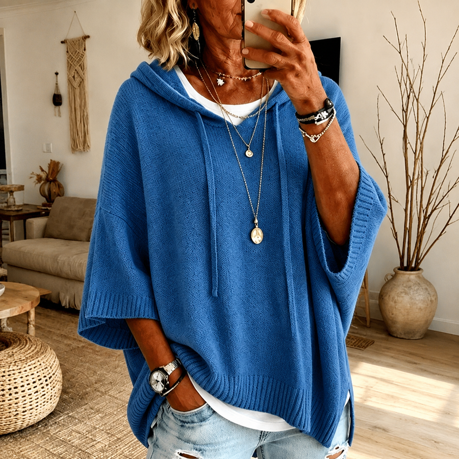 Ilona | Oversized Poncho Hoodie