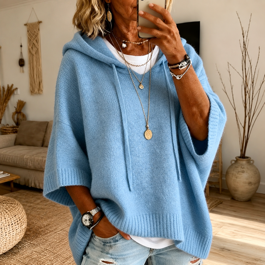 Astrid | Oversized Poncho Hoodie