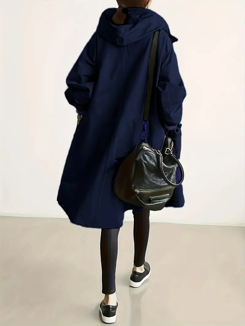 Petra | Oversized Trenchcoat met Capuchon