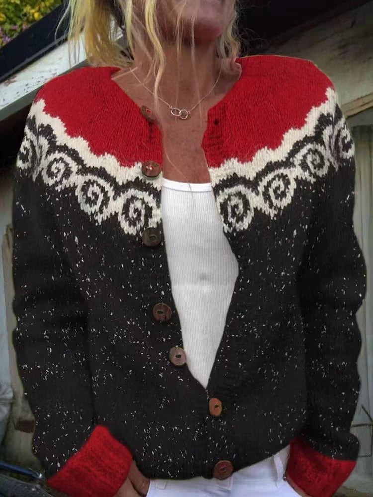 Agnes | Vintage gebreide cardigan