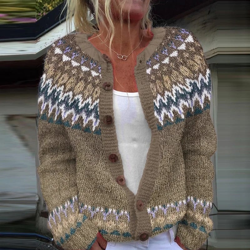Joke | Vintage gebreide cardigan