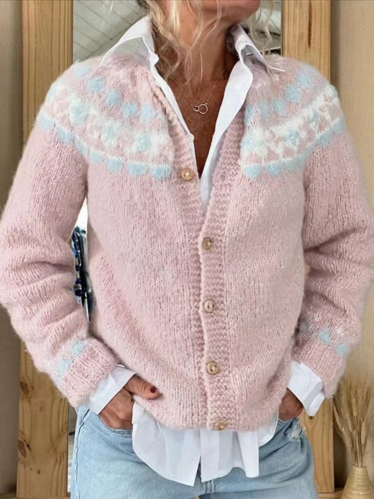 Olga | Vintage gebreide cardigan