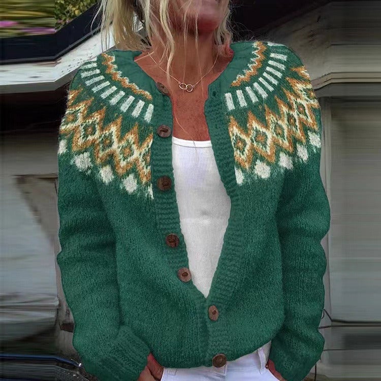 Paulien | Vintage gebreide cardigan
