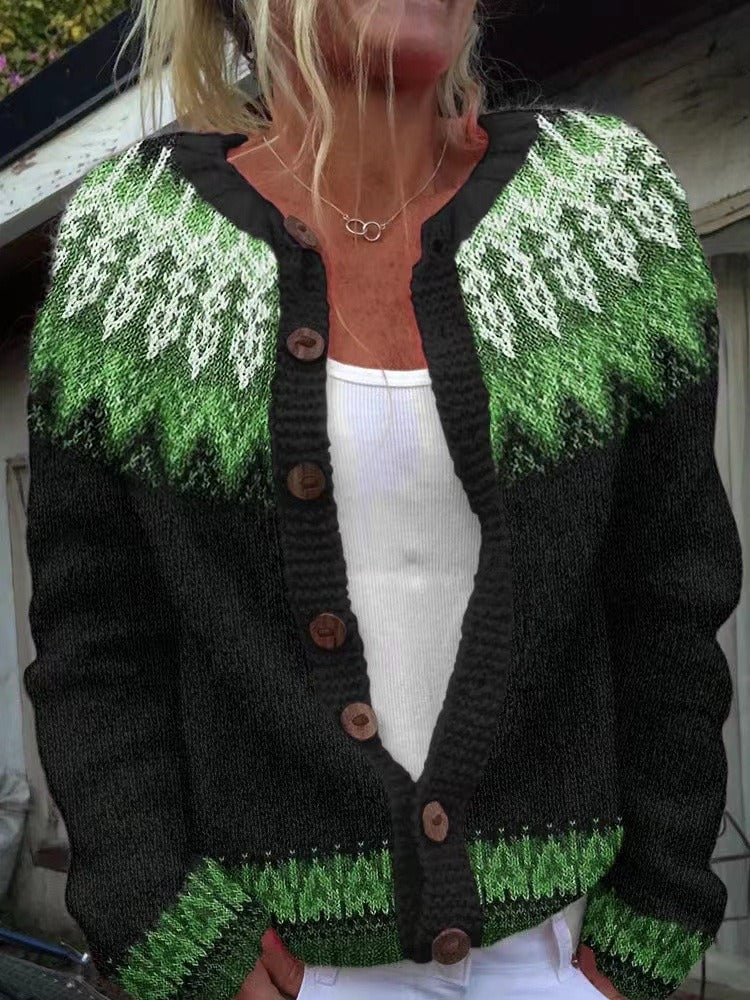 Kirsten | Vintage gebreide cardigan