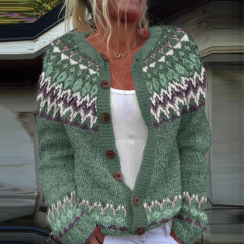 Pien | Vintage gebreide cardigan