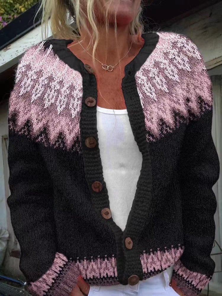 Wietske | Vintage gebreide cardigan