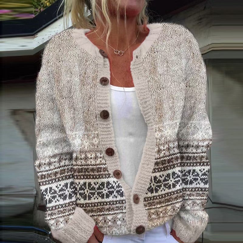 Fenna | Vintage gebreide cardigan