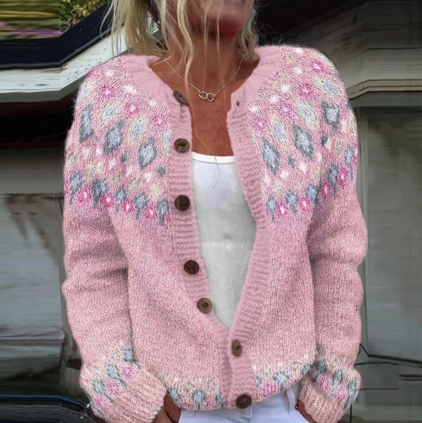 Dieuwke | Vintage gebreide cardigan