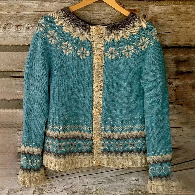Eline | Vintage gebreide cardigan