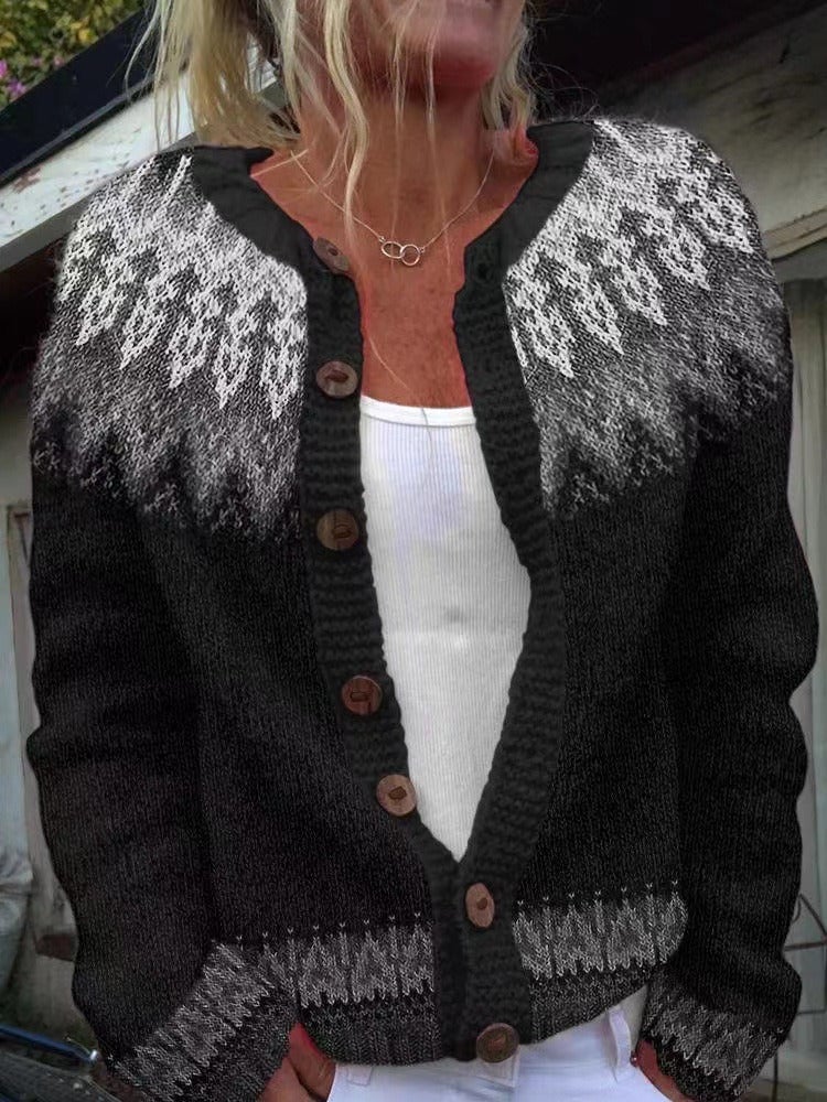 Inge | Vintage gebreide cardigan