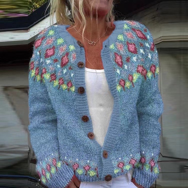 Margriet | Vintage gebreide cardigan