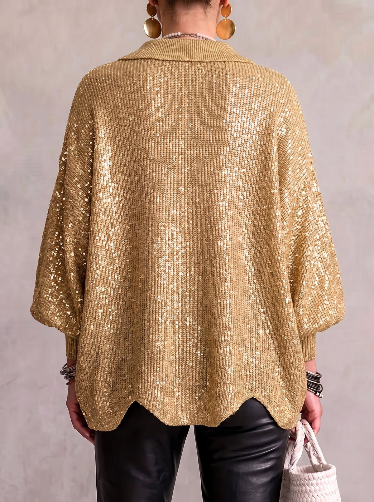 Annabel | Vest met Gouden Knopen