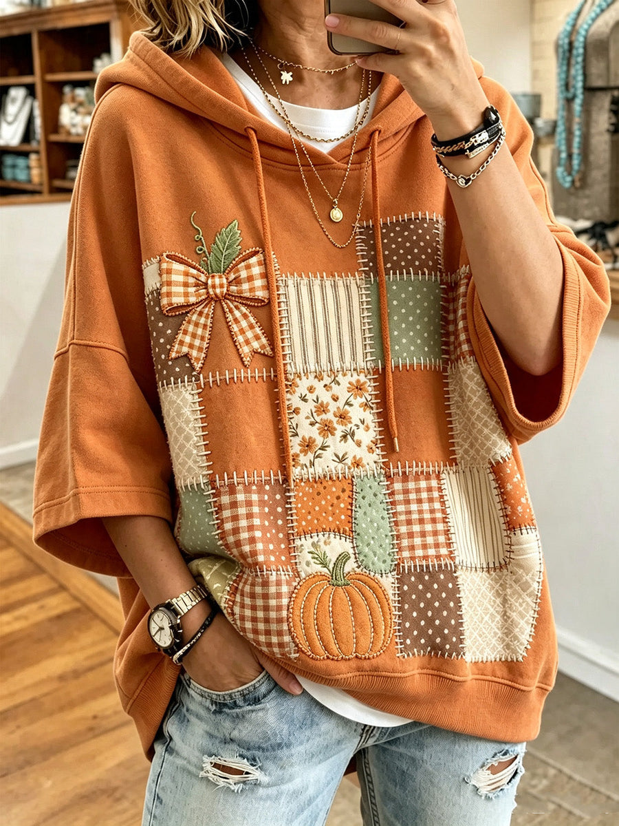 Rina | Oversized Hoodie met Herfstprint
